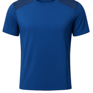Blaues Sport-T-Shirt